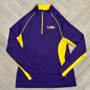 LSU Tigers Quarter Zip Size Small